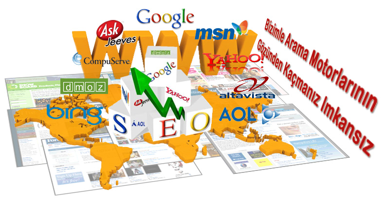 Sitenizin arama motorlarındaki görünürlülüğünü Artırın. SEO Arama Motoru Optimizasyonu