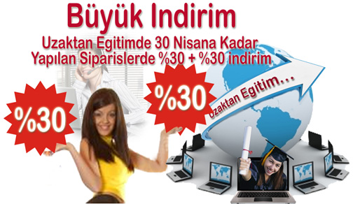 HM Yazılım Uzaktan Eğitim Distance Learning Sisteminde Büyük İndirim. 30 Nisana Kadar Yapılan Uzaktan Eğtim Kurulumunda, Sunucu Kurulumunda %30 ve Sunucu Fiyatlarında %30 Olmak Üzere %30 + %30 İndirim Var.